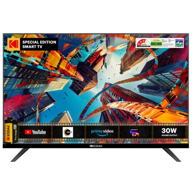 Kodak 80 cm (32 inches) Special Edition Series HD Ready Smart LED TV 32SE5001BL (Black)