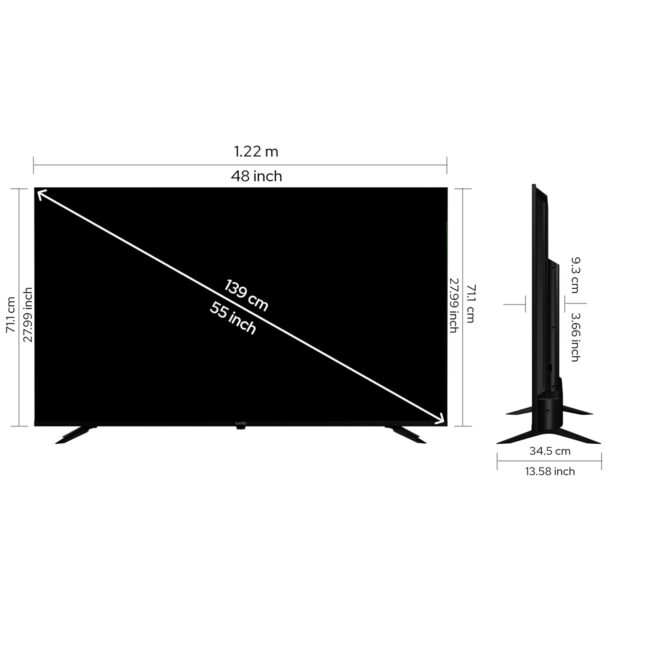 Lumio Vision 7 139 cm (55 inches) 4K Ultra-HD Smart QLED Google TV FTW3-ADSG - Image 9