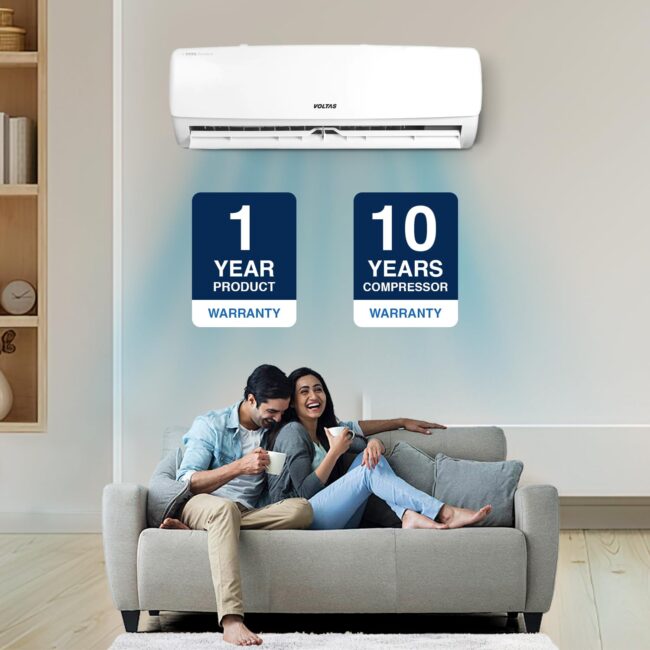 Voltas 1.5 Ton 5 Star, Inverter Split AC(Copper, 4-in-1 Adjustable Mode, Anti-dust Filter, 185V Vectra Elegant,White) - Image 7