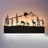 Smartway® - -15W 3 Deer Rectangle|LED|Living Room|Home Decoration| Bedroom| Decorative| Modern Wall Lamp Kids Room|Three Color (Warm White + White)