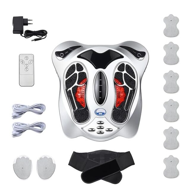 ARG HEALTH CARE Electric Health Protection Machine Stimulator Massager Electromagnetic Waves Tens-Ems Technology For Full Body Pain Relief & Relaxation Improve Blood Circulation