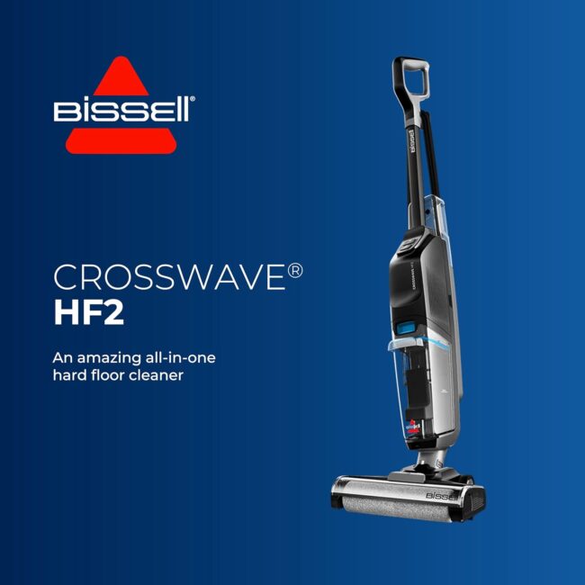 BISSELL CrossWave HF2 | Wet & Dry Hard Floor Cleaner | Vacuums & Mops in One Step | Dual-Tank System | Self-Cleaning Cycle | 2-Year Warranty - Image 7