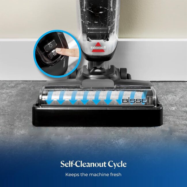 BISSELL CrossWave HF2 | Wet & Dry Hard Floor Cleaner | Vacuums & Mops in One Step | Dual-Tank System | Self-Cleaning Cycle | 2-Year Warranty - Image 8