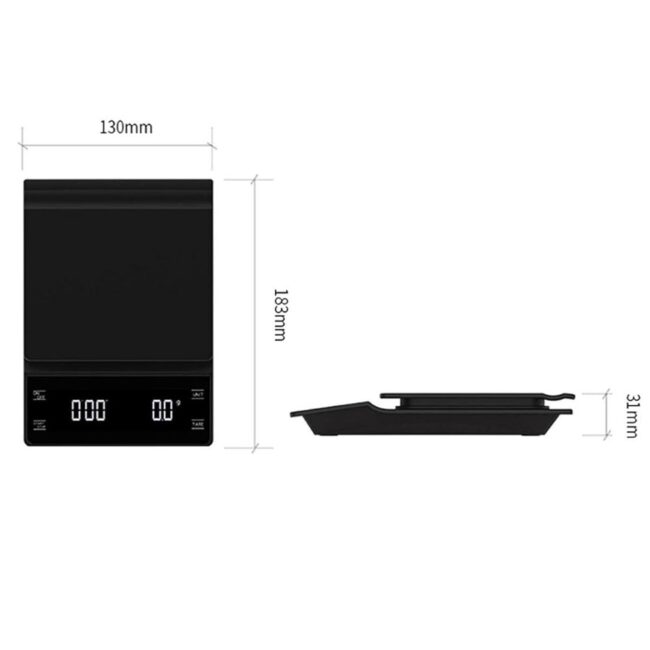 CALANDIS™ Coffee Digital Scale with Timer Kitchen Food Scale for Baking Household Shop | Kitchen Scales | Small Kitchen Appliances | Kitchen, Dining & Bar - Image 7
