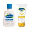 Cetaphil Oily Skin Cleanser 125ml + Sun SPF 50+ | Summer Skincare Combo for Oily, Sensitive Skin | Oil-Free Face Wash & Lightweight Sunscreen