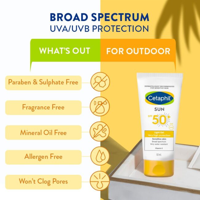 Cetaphil Oily Skin Cleanser 125ml + Sun SPF 50+ | Summer Skincare Combo for Oily, Sensitive Skin | Oil-Free Face Wash & Lightweight Sunscreen - Image 6