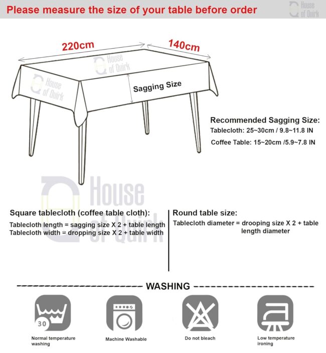 House of Quirk Polyvinyl Chloride (PVC) Dining Chair Cover With Rectangular Table Covers For Kitchen Waterproof Dining Table Cloth (Beige Tulip, 1 Rectangular Table Cover + 6 Chair Cover) - Image 8