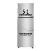 Haier 240L 3 Star Frost Free Top Mount Double Door Refrigerator|5 In 1 Convertible Modes|Twin Inverter|200% Faster Ice Making in 49 Minutes (HEF-253GS-P, Moon Silver)