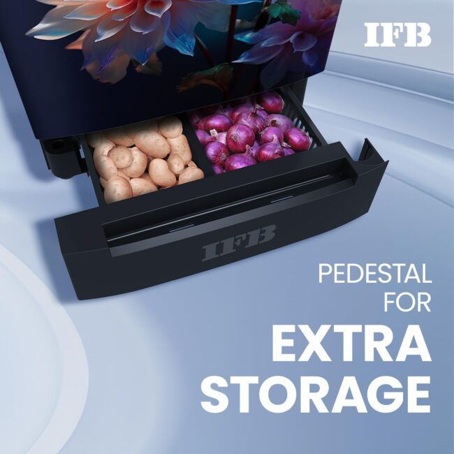 IFB 187L 4 Star Direct Cool Advanced Inverter Single Door Refrigerator (IFBDC-2134DBNED, Divine Bliss-Blue, Humidity Controller, Extraordinary Space with Base Drawer) - Image 10