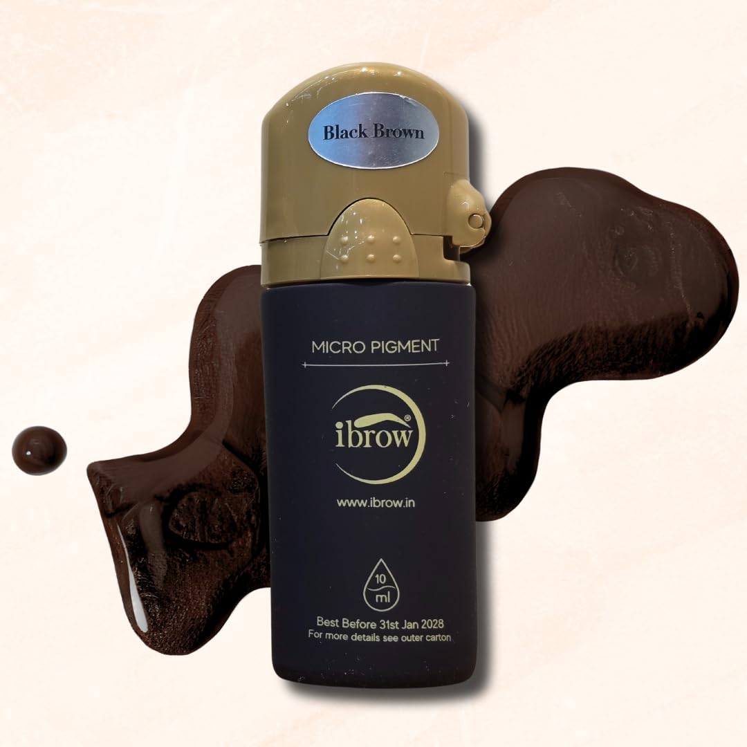 ibrow Microblading Kit – Professional PMU Eyebrow Tattoo Set with Pigment, Manual Pen & Sterile Blades, Silicone Practice Skin, and Ink Rings – Permanent Makeup Kit for Microblading Artists and Salons - Image 2