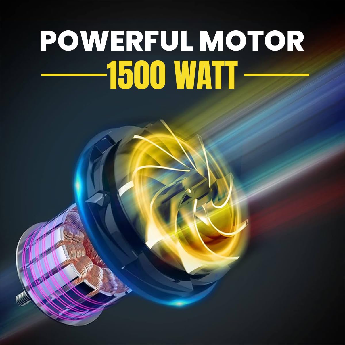 INALSA Wet and Dry Vacuum Cleaner for Home, 15 LTR Capacity,1400 W, 20 kPa Suction, Blower Function,HEPA Filter, Wet Vacuum Cleaner for Sofa, House Cleaning Machine,Stainless Steel Body (WD 15) - Image 2