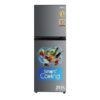 Midea 253 L,2 Star Frost Free Double Door Refrigerator with real Inverter Compressor, Deo Fresh TechnologyEnergy Efficient,Stabilizer Free Operation, Adjustable Shelves (MDRT350FGI50, Crystal Silver)