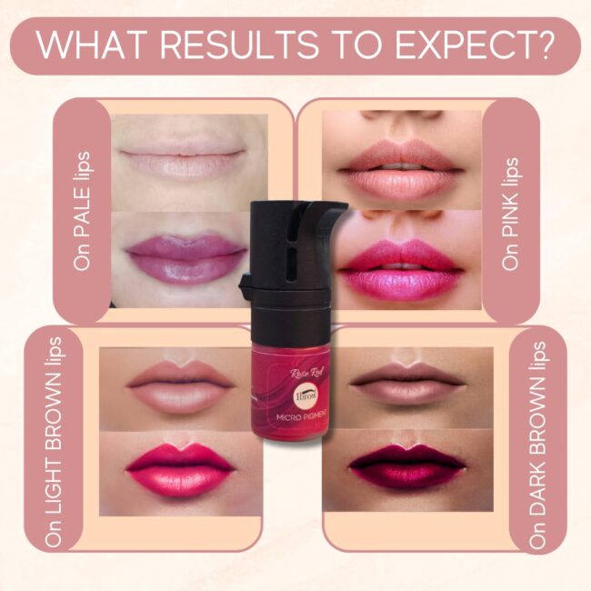 Rose Red Lip Liquid Pigment 5 ml – Long-Lasting Permanent Lip Makeup Pigment, High Color Retention, Fade-Resistant, Ideal for Indian Skin Tones - Image 9