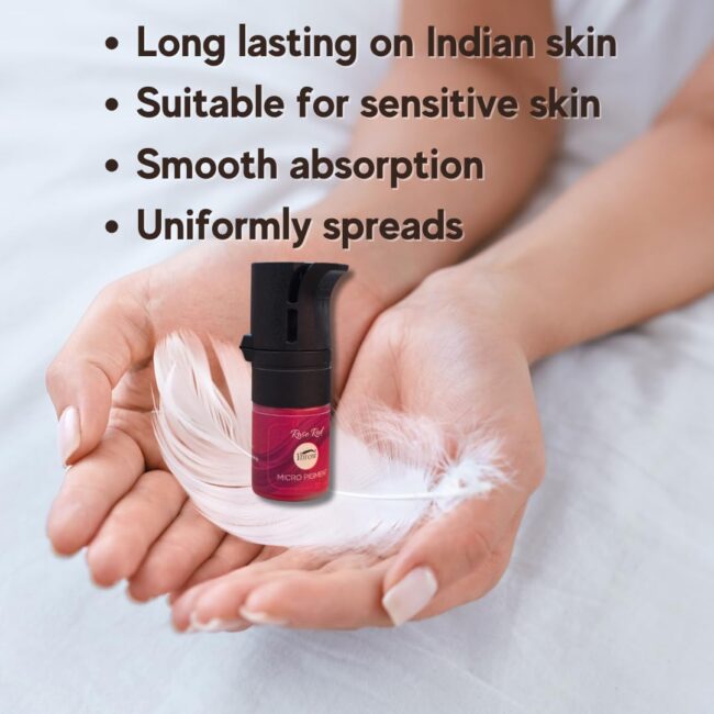 Rose Red Lip Liquid Pigment 5 ml – Long-Lasting Permanent Lip Makeup Pigment, High Color Retention, Fade-Resistant, Ideal for Indian Skin Tones - Image 5