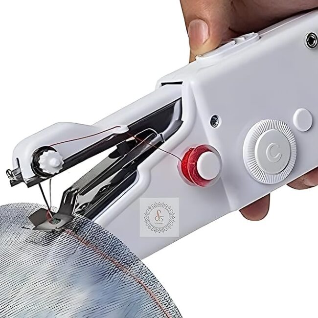 StonSell Electric Handy Stich Machine Stapler Style Portable Hand Sewing Machine For on The Spot Emergency Stiching | Cordless Silai Machine Handheld Manual Tailoring Tool For Home & Travel(A1, White)