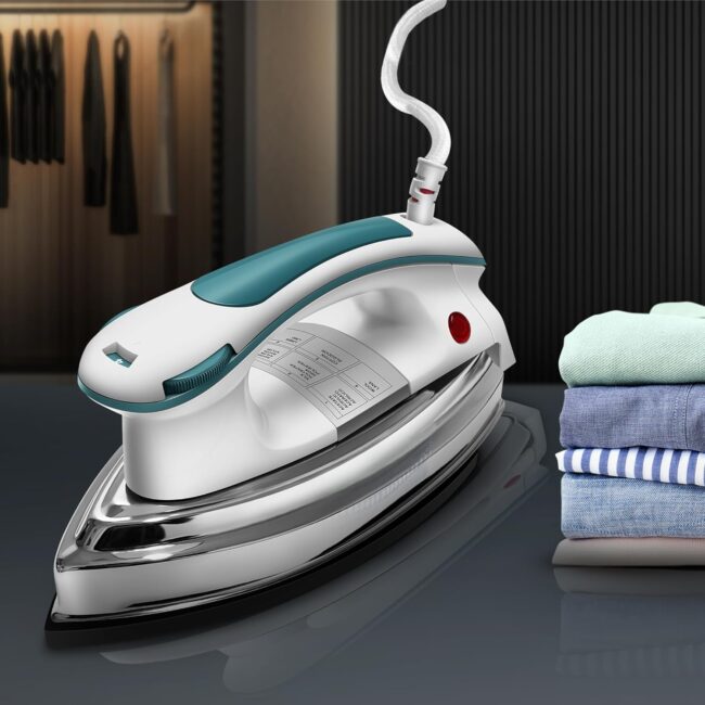 Wipro Elato GD203 1200 Watt Heavyweight Dry Iron, Quick Heat Up, Anti Bacterial German Weilburger Dual Coated Soleplate,5 Modes, Dry Iron Press,Wrinkle Free...
